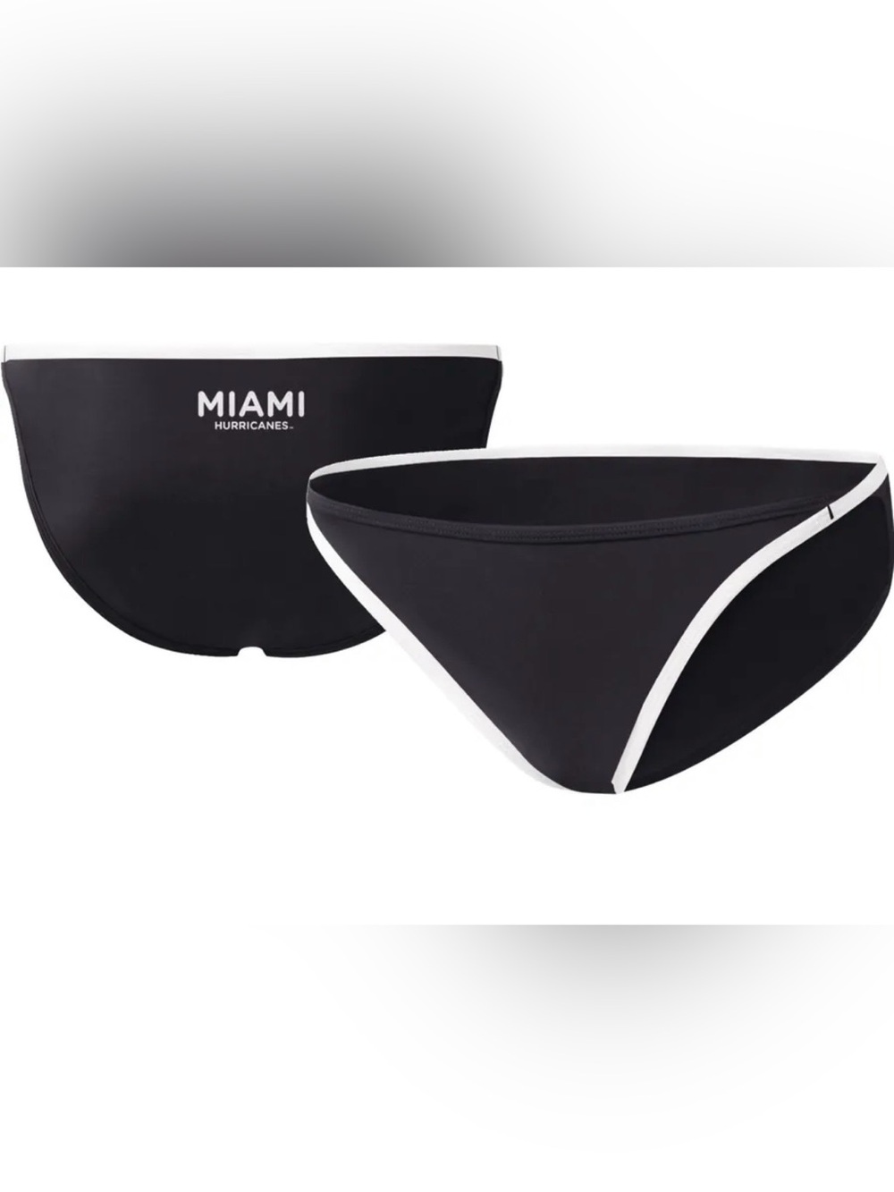 Miami Hurricanes G-III 4Her by Carl Banks Women's Play Action Bikini Bottoms